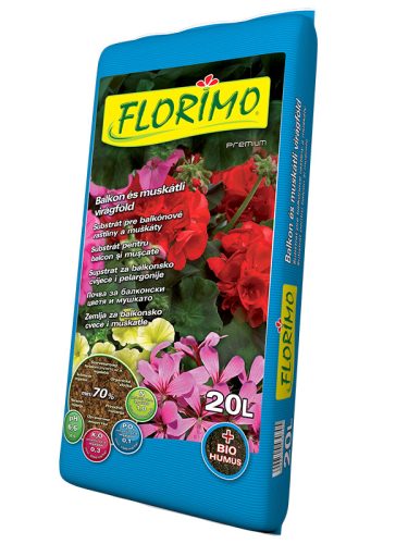 Florimo virágföld, Balkon & Muskátli, 20l