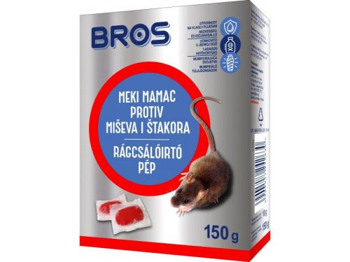 Bros rágcsálóirtó pép 150g 29ppm 