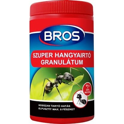 Bros Plusz hangyairtó granulátum 60g + 20g