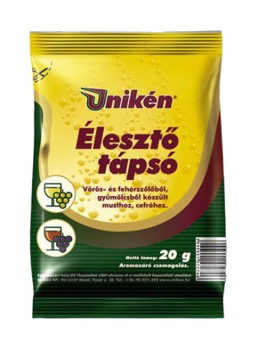 Élesztő tápsó (Bor és Cefre) 20gr, 10db/ zsugor 